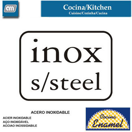 Tijeras de cocina Desmontables 21x8cm Inox Enamel F174062