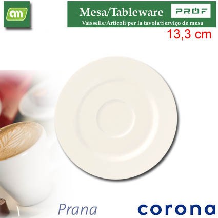 PLATO CAFE 13,3 CM PRANA CORONA