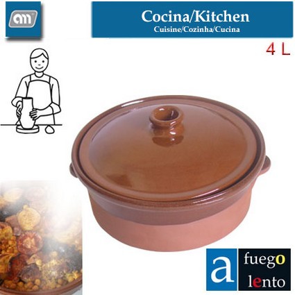 Cazuela Ø 38 Cm Barro Cocido (4 Unidades) con Ofertas en Carrefour