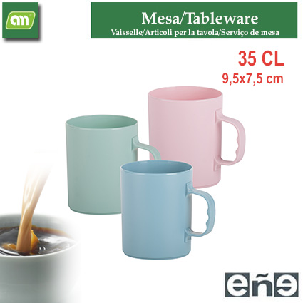 MUG 350 ML POLIP COLORES SURTIDOS [EÑE]