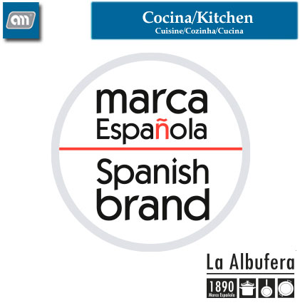 olla a presión La Albufera Súper Rápida 10 Litros Splendida Acero Inox